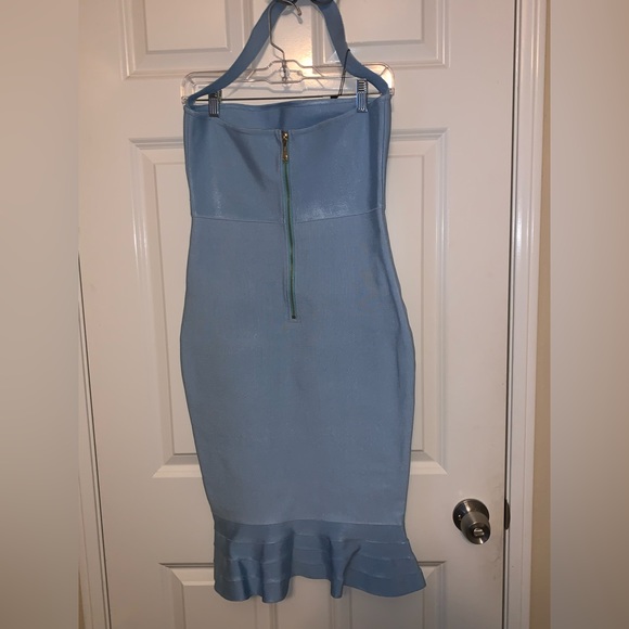 Who in shop Blue dress size medium - Picture 4 of 4